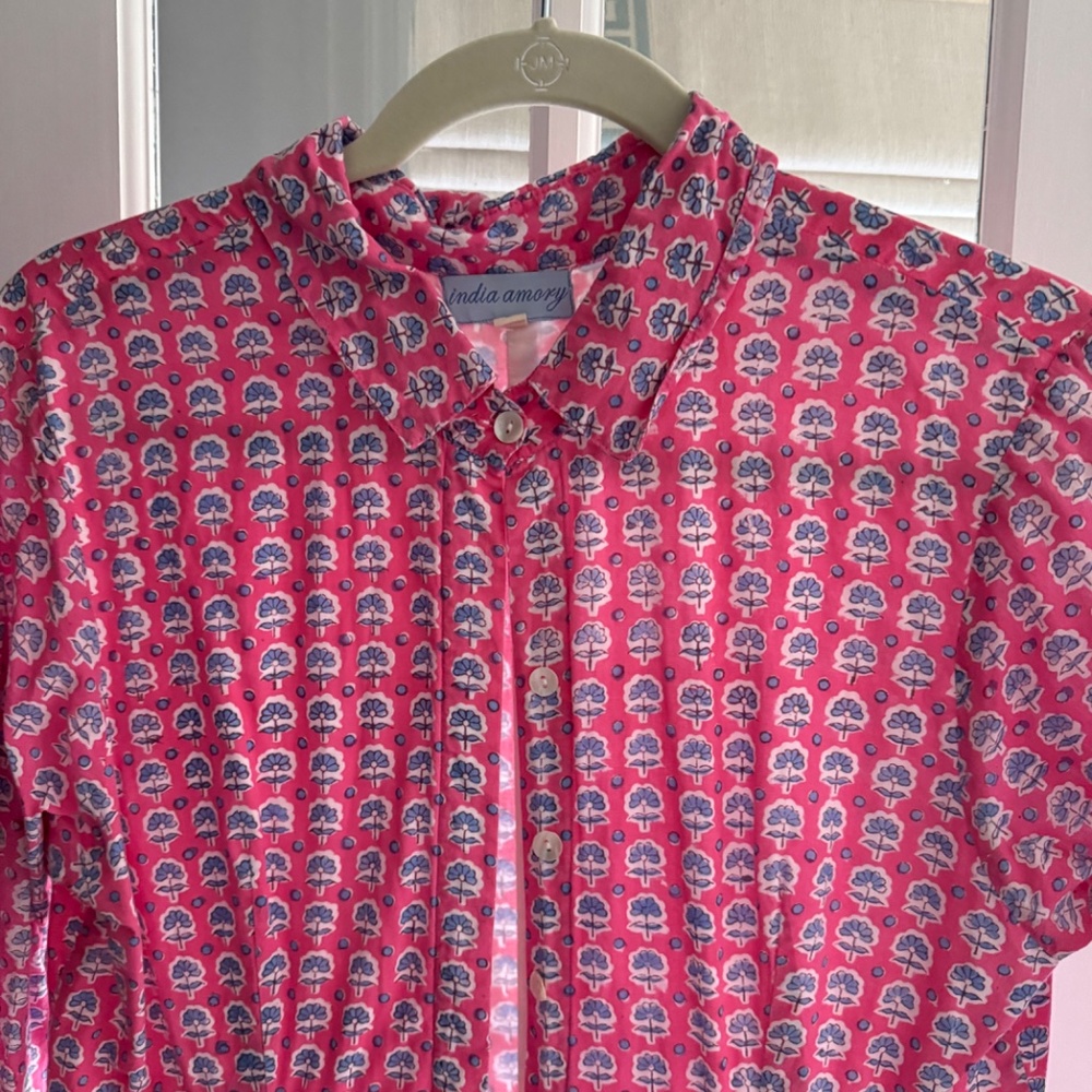 Julia Amory Pink Shirt Dress - Picture 2 of 4
